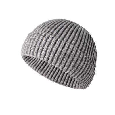 China 2021 New COMMON Unisex White Beanie Winter Hot-selling Multicolor Acrylic Knitted Warm Hat for sale