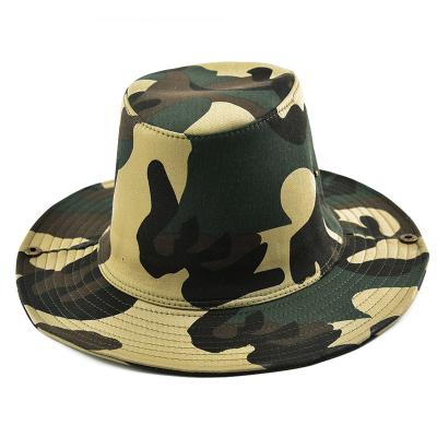 China 2021 Character Hot Sale Camouflage Fisherman Hat Men Fishing Hat Outdoor Ladies Sun Hat for sale