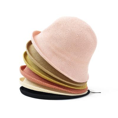 China Fisherman Picture Summer Hat Fashion Womens Brim Soft And Breathable Papyrus Hat for sale