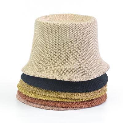 China Character Quality Assurance Summer Sun Protection Designer Hat Flat Top Bucket Hat for sale