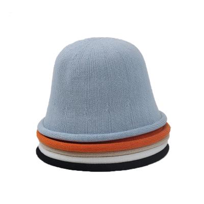 China High Quality Airtight Bucket Image And Sunscreen Brimming Hat Made Silk Milk Bucket Hat Wholesale for sale