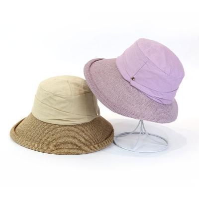 China Character Guanlinglong Promotional Summer Sun Hat Breathable Cotton And Straw Hat Fisherman Canvas Quilting Hat for sale