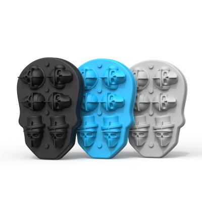 China Wholesale Sustainable 3D Ice Sphere Molds Easy Release Silicone Mold For Whiskey Cocktails And Juice Beverages for sale