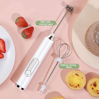 China Multi Viable MIni Milk Frother Handheld Coffee Stainless Steel Battery Machine Egg Beater Electric Blender Multi Beater for sale