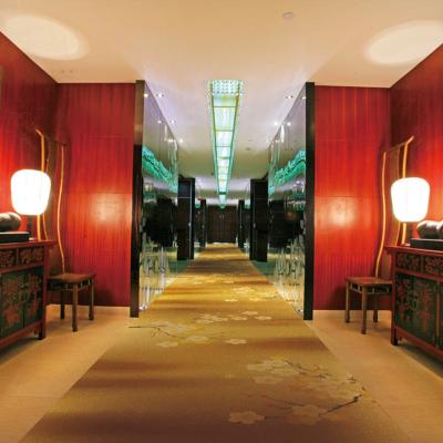 Chine La laine en nylon commerciale ornée de tapis de chambre d'hôtel de couverture de moquette a imprimé à vendre