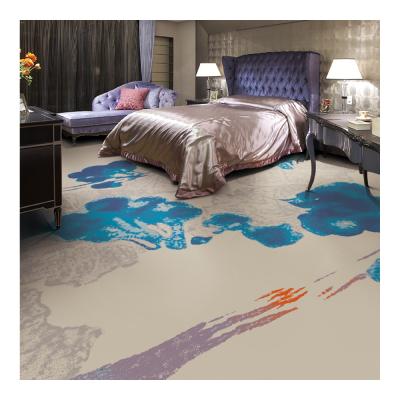 China Simple Design Nordic Style 100% Nylon Printed Carpet With Action Backing for sale