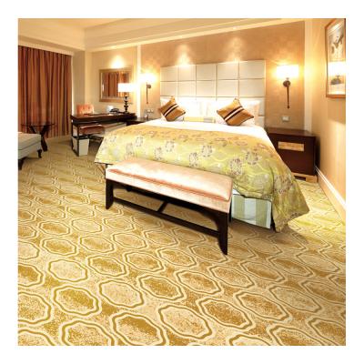 China Wall To Wall 100% Polyester Printed Carpet For Hotel Inn Room for sale