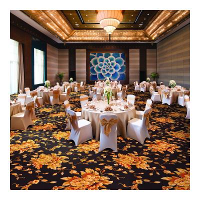 China Auditorium Jacquard Wilton Woven Carpet With Stain Resistant for sale