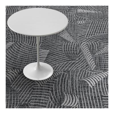 China Waves Design And Page Design Cutsom Nylon Printed Carpet Tiles Reel for sale