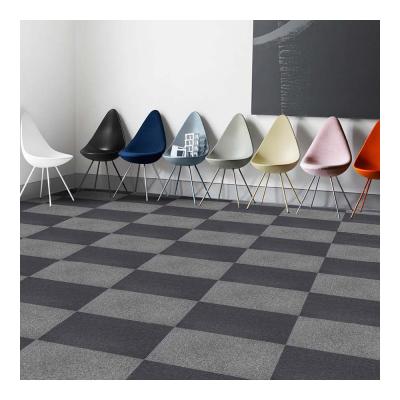 China Jacquard Commercial Modular Carpet With Bitumen Backing PP Carpet Tiles for sale