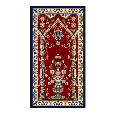 China Single Mosque Prayer Rug PP Wilton Muslim Carpet 65cm X 120cm for sale