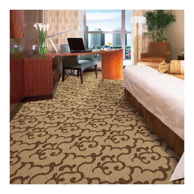 China A pilha de laço do jacquard adornou a largura 4m do tapete de Broadloom para a sala de hotel à venda