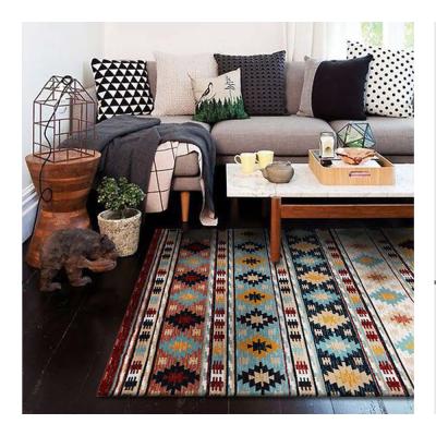 China Eastern Art Exotic Style Colorful Indoor Area Rug Luxury Shag Carpets For Floor for sale