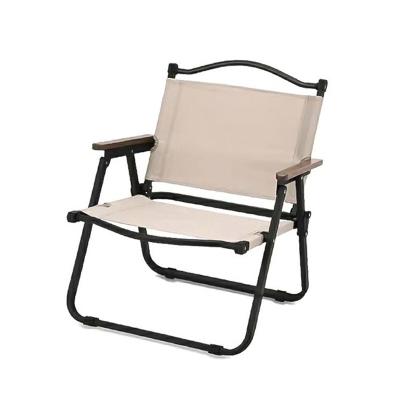 China EUROPEAN Outdoor Folding Chair Camping Furniture Kermit Iron Portable Folding Beach Chair for sale