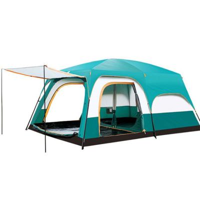 China Large Rain Proof UV-resistant Two Bedrooms And A Living Room Family Cabin Tent 8-12person Large Camping Shelter for sale