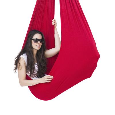 China Outdoor Portable Waterproof Yoga Child Folding Swing Custom Free Standing Yoga Hammock for sale