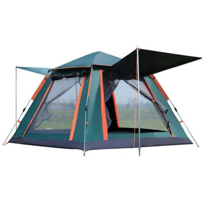 China UV-Resistant Outdoor Waterproof 3-4 Person Quick Open Automatic Camping Tent Large For Family for sale