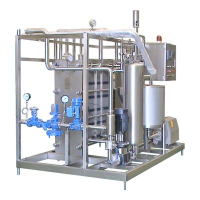 China food & Beverage Plant Milk Pasteurization Machine PLC, Pump Supplied 2 Years From USA CN; JIA 985kg 2200*2000*2400mm low noise level 380V Mars 9kw for sale