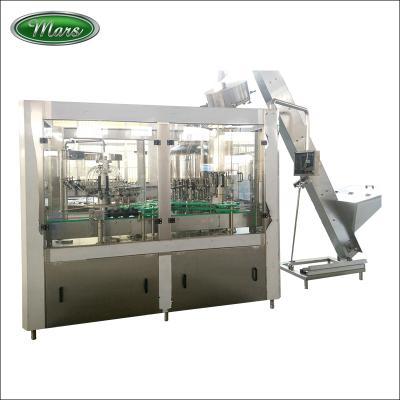 China Alcohol Glass Bottle Vodka Filling Ropp Bottling Capping Machine for sale