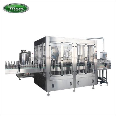 China Beer Zhangjiagang 500ML Glass Bottle Beer Filling Crown Capping Machine for sale