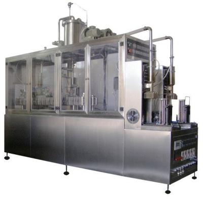 China Semi-automatic Beverage Gable Top Carton Juice Filling Machine for sale