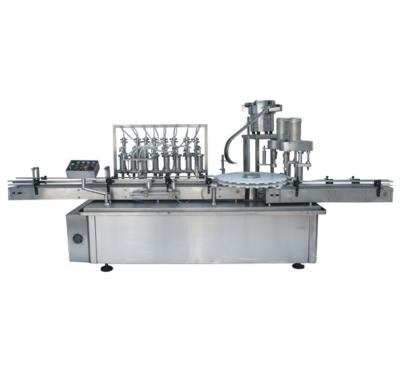 China Oil Glass Bottle Plastic Bottle Essential Oil Filling And Capping Labeling Machine for sale