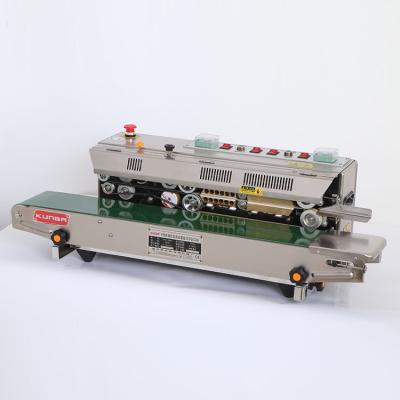 China CLOTHING High Performance Solidly Operate Horizontal Plastic Bag Sealing Machine for sale