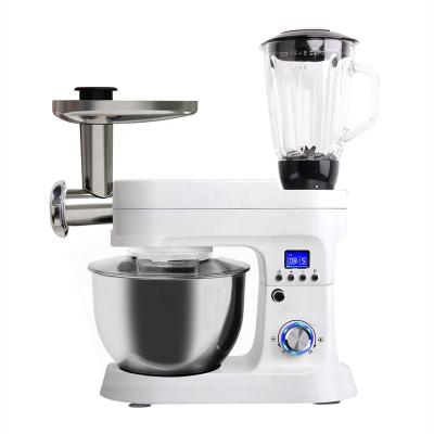 China Commercial Household Appliance 1200W 10 Speed ​​Multifunctional Kneader Chopper Blender Stand Mixer Prices for sale