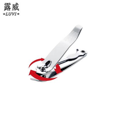 China LUWEI07 Finger Stainless Steel Professional Washable Reusable Pedicure Cuticle Nipper Trendy Nail Clippers for sale