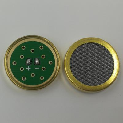 China 25*7.0mm Condenser Microphone Desktop Un-directional Capsule High SNR 72dB Room Frequency Response Gold Plating Flat Curve for sale