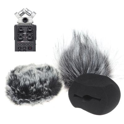 China For ZOOM H5 H6 Recorder Microphone Foam Mic Wind Cover Furry Windscreen Sleeve GSF-20 for sale