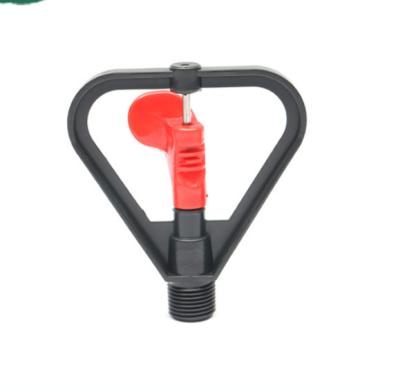 China Red Heart Rotating Plastic Plastic Rain Sprinkler Automatic Lawn Sprinkler Head for sale