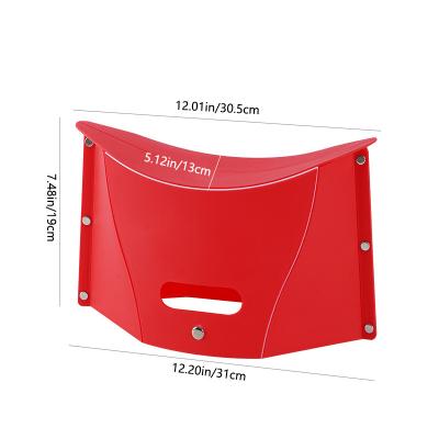 China Folding Foldable Stool Map Outdoor Camping Fishing Basket Folding Stool Multifunctional Portable Carrying Plastic Stool for sale