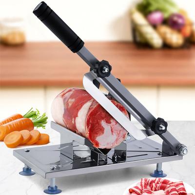 China Farms Mini Manual Fresh Meat Slicer/household stainless steel food cutter/manual meat cutter machine for home use wholesale for sale