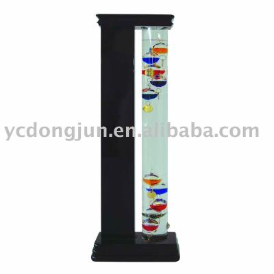 China Galileo Glasswood Thermometer for sale