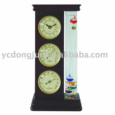 China Other Wooden Frame Galileo Thermometer for sale