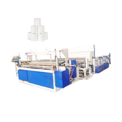 China Factory 1800mm Full Set High Speed ​​Full Automatic Toilet Paper Small Tissue Paper Roll Making Machinery Cost for sale