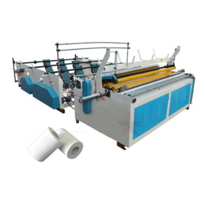 China food & Beverage Plant Slitter Rewinding Mill Tissue Rewinder Cutter Machine Production Line for sale