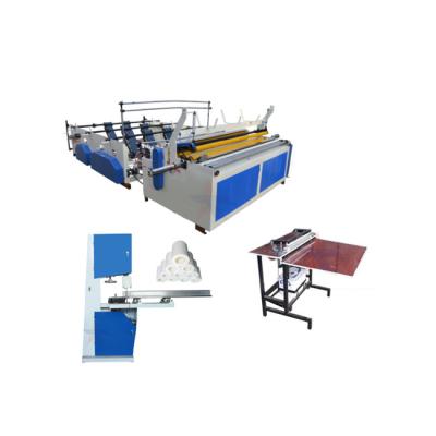 China food & Beverage Plant Cutter Production Line Toilet Paper Cutting Cloth Slitting Rewinder Machine Plant for sale