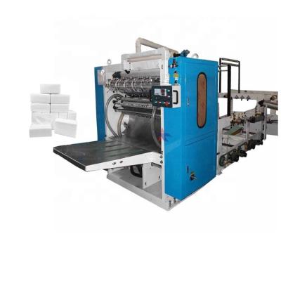 China Full Automatic Factory 3 Line Edge Embossing Soft V Fold Facial Tissue Paper Making Machine for sale