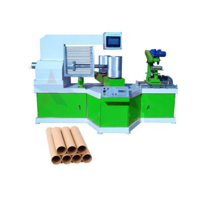 China Multi-product Tube Core Paper Cutters Multi Cutters Spiral Cardboard Paper Tube Core Winding Making Production Machine for sale