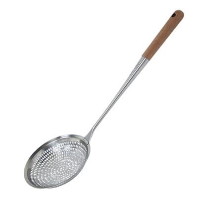 China Stocked Commercial Skimmer Turner Spatula Rice Scoop Insurance Kitchen Soup Pocket for sale