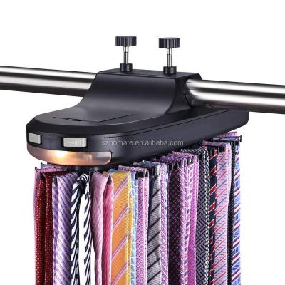 China SHOW Motorized Electric Link Rack With LED Lights Stores Up To 72 Links With 8 Belts Rotation Battery Operated for sale