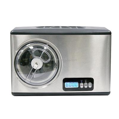 China Self-cooling hotel portable bottom mix ice cream maker with compressor for sale