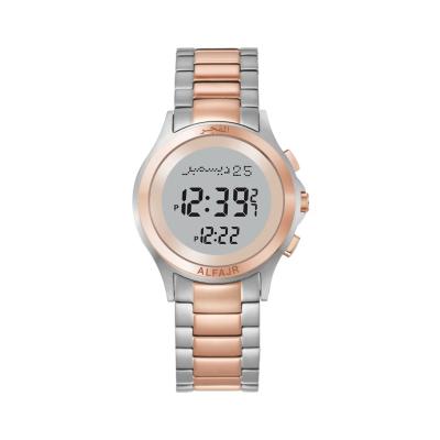 China WR-01 Azan Muslim Alarm Watch Arab Muslim Alfajr Prayer Digital Women Watch Fashion Luxury Multiple Features Islamic Waterproof Watch for sale