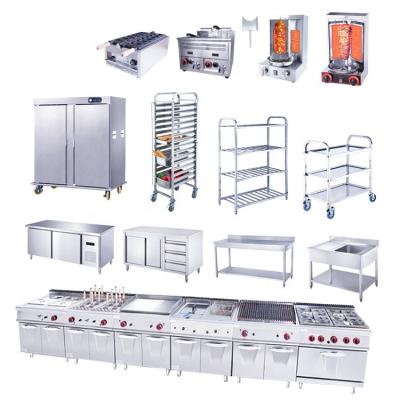 China Desgin Grace Stainless Steel Kitchen Hotel Modern Commercial Kitchen Equipment Supply Restaurant zu verkaufen