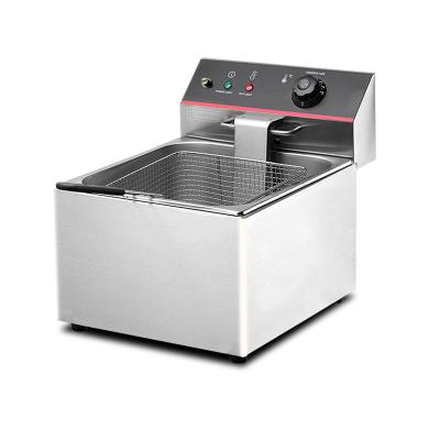 Cina Hotels Kitchen Restaurant Equipment Commercial High Quality Deep Frying Machine Stainless Steel Deep Fryer in vendita