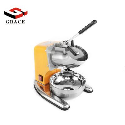 China Factory supply commercial stainless steel yellow electric ice crusher machine for sale