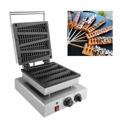 China Cool Contact Outdoor Commercial Electric Lolly Waffle Maker/Waffle Stick Maker /Stick Waffle Maker Machine for sale