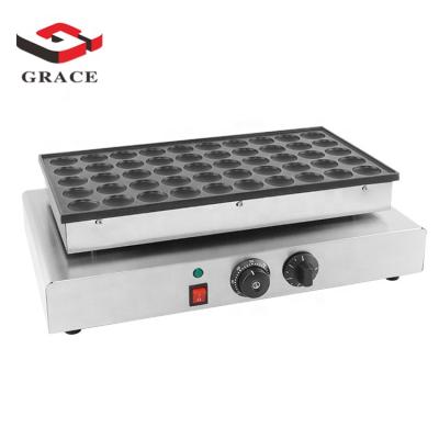 China Mini Pancake Free Shipping to USA 50 Holes Mini Pancake Maker Muffins Machine Waffle Maker Poffertjes Maker for sale